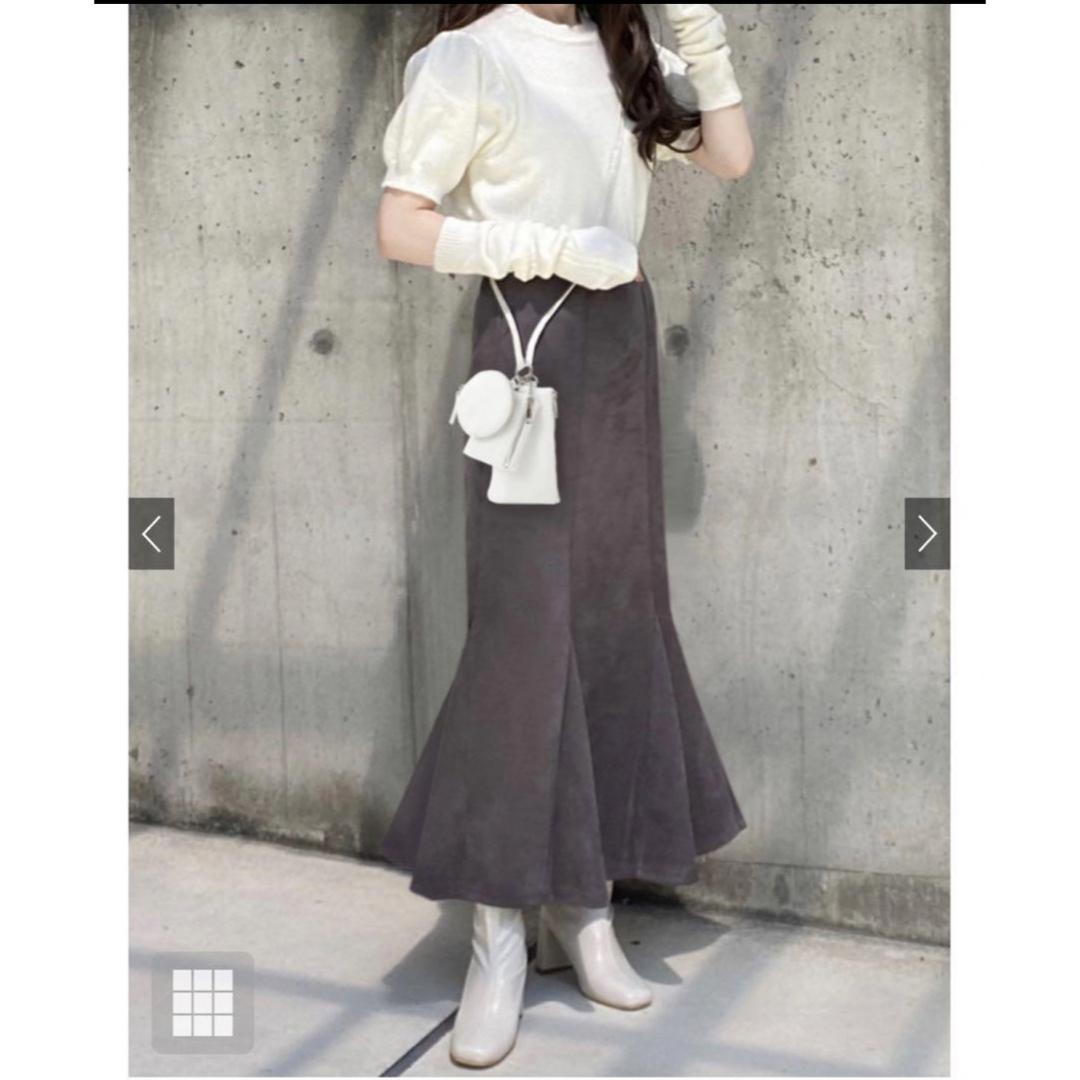 GRL(グレイル)のスエードマーメイドスカート[dk930] レディースのスカート(ロングスカート)の商品写真