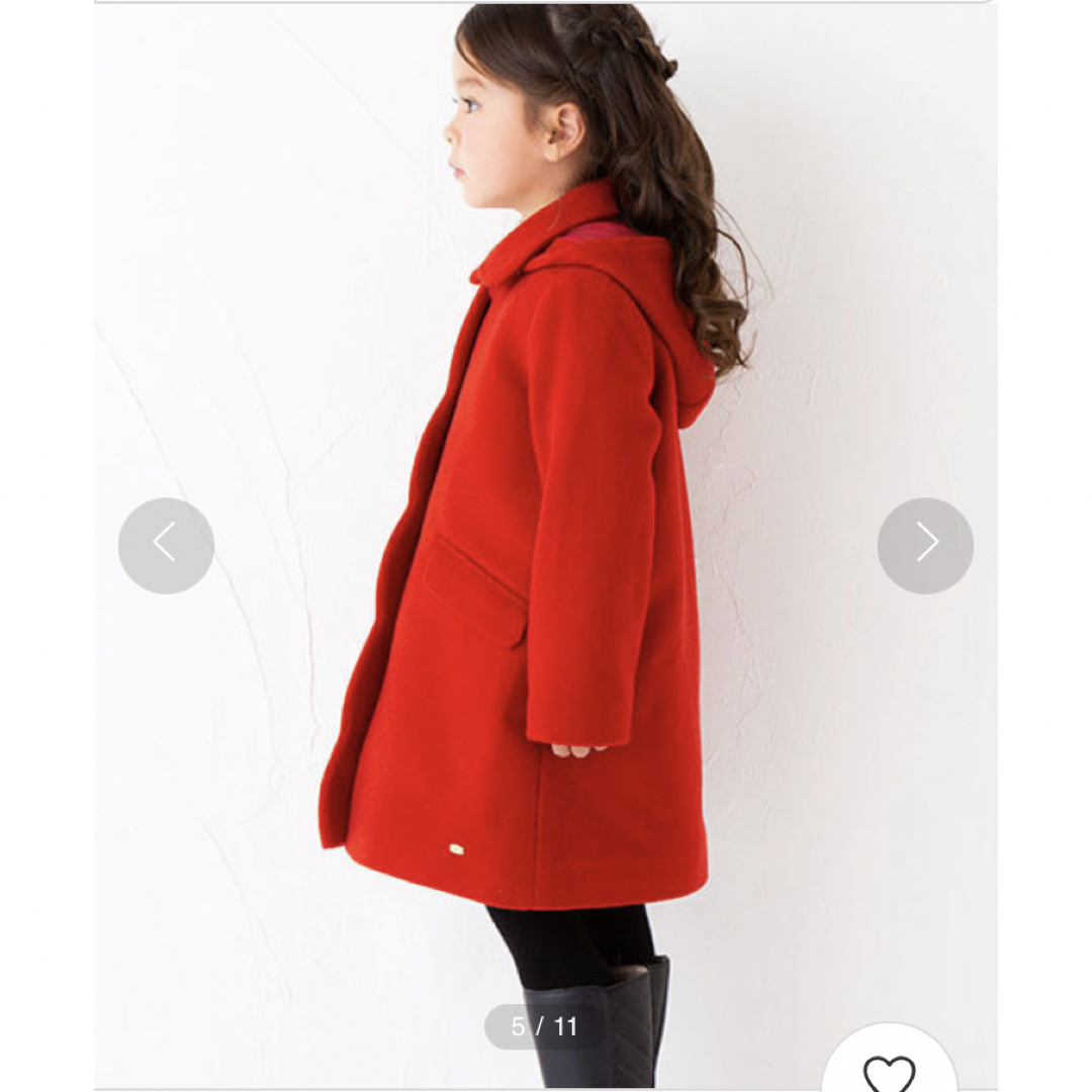 タルティーヌエショコラ スカラップコート 美品