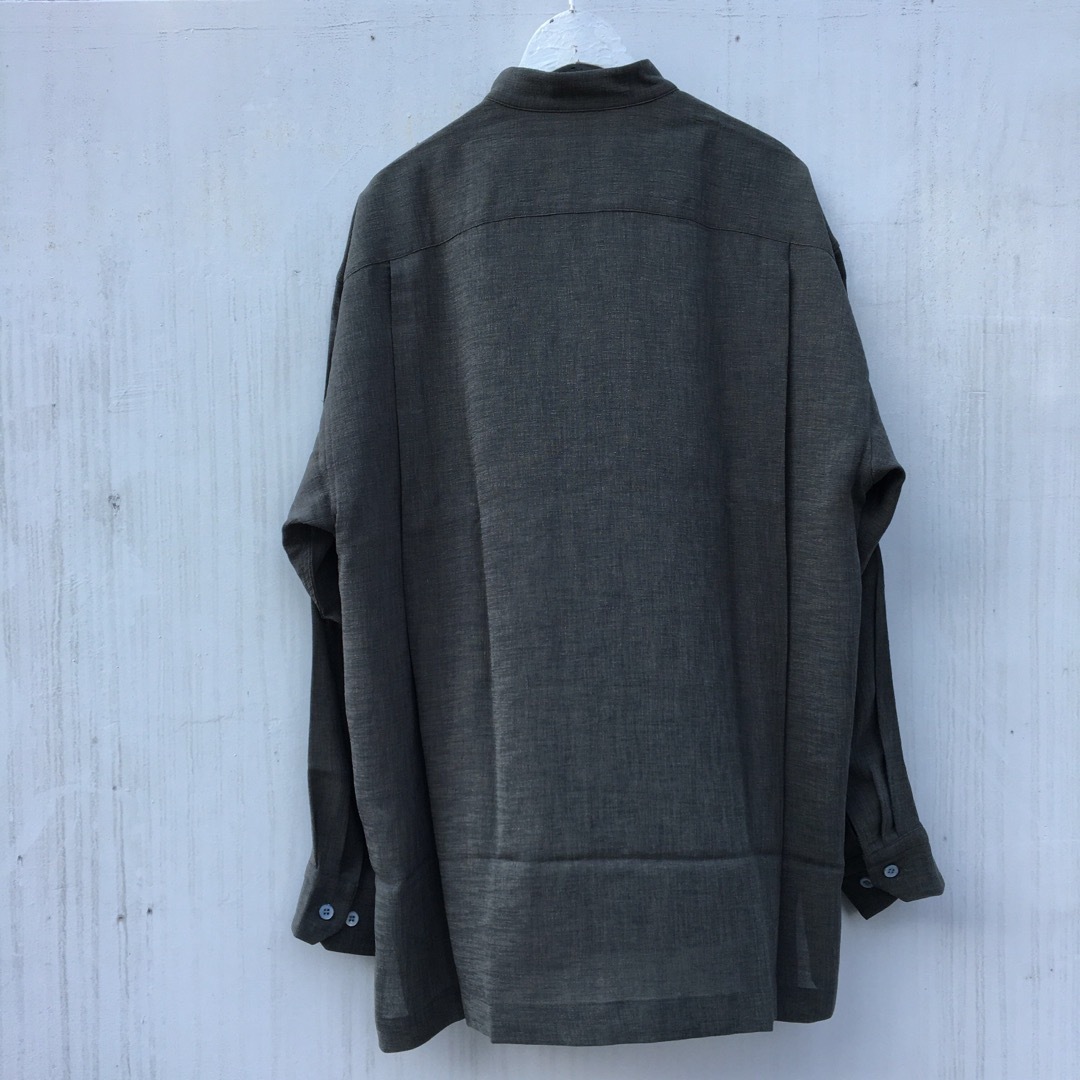 ISSEY MIYAKE イッセイミヤケ ノーカラーシャツ シャツ