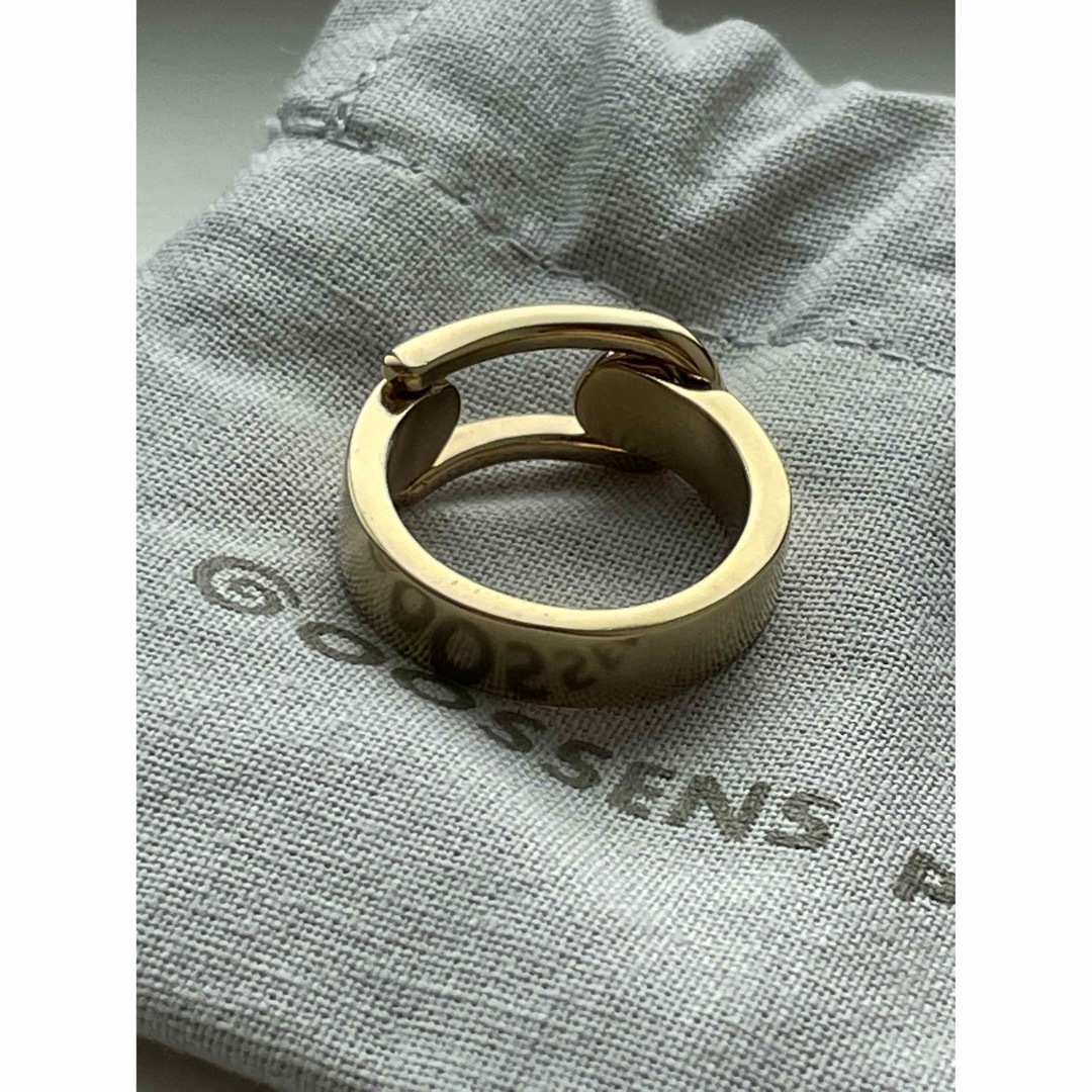 DEUXIEME CLASSE(ドゥーズィエムクラス)のグーセンスパリ GOOSSENS PARISバックルリング#13 巾着付ゴールド レディースのアクセサリー(リング(指輪))の商品写真