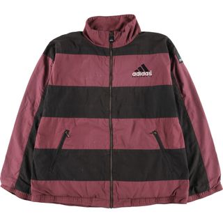 アディダス(adidas)の古着 アディダス adidas EQUIPMENT エキップメント ボーダー柄 刺? ウインドブレーカー メンズXL ヴィンテージ /eaa374191(ナイロンジャケット)