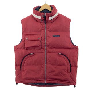 トミーヒルフィガー(TOMMY HILFIGER)の古着 90年代 トミーヒルフィガー TOMMY HILFIGER ダウンベスト メンズXL ヴィンテージ /eaa383928(ベスト)