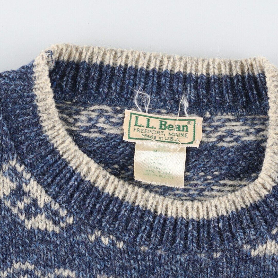L.L.Bean - 古着 90年代 エルエルビーン L.L.Bean ノルディック