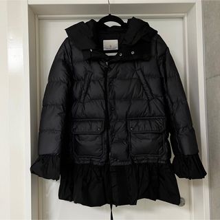 MONCLER Sacai SERIダウン ブラック 0 モンクレール