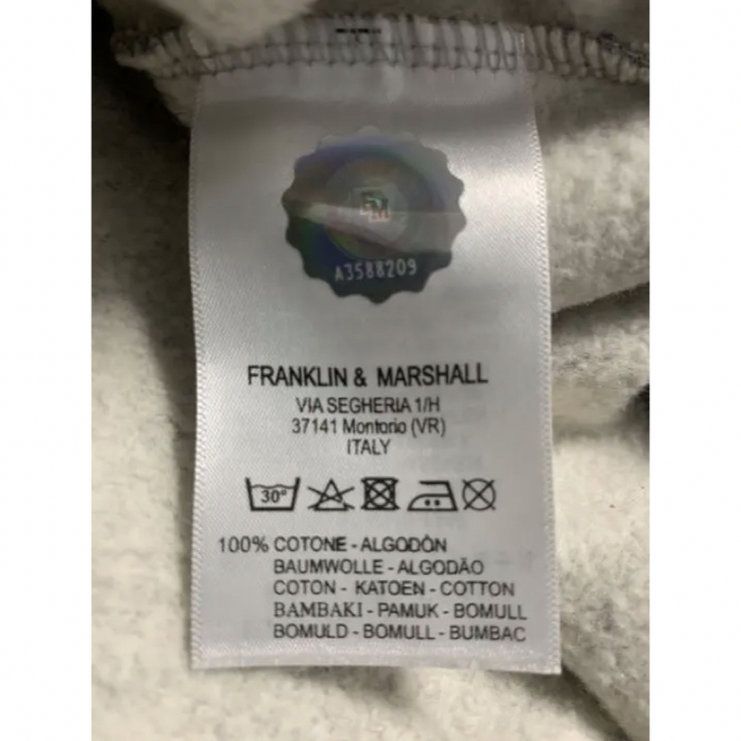 【新品未使用品】FRANKLIN MARSHALL パーカー 3