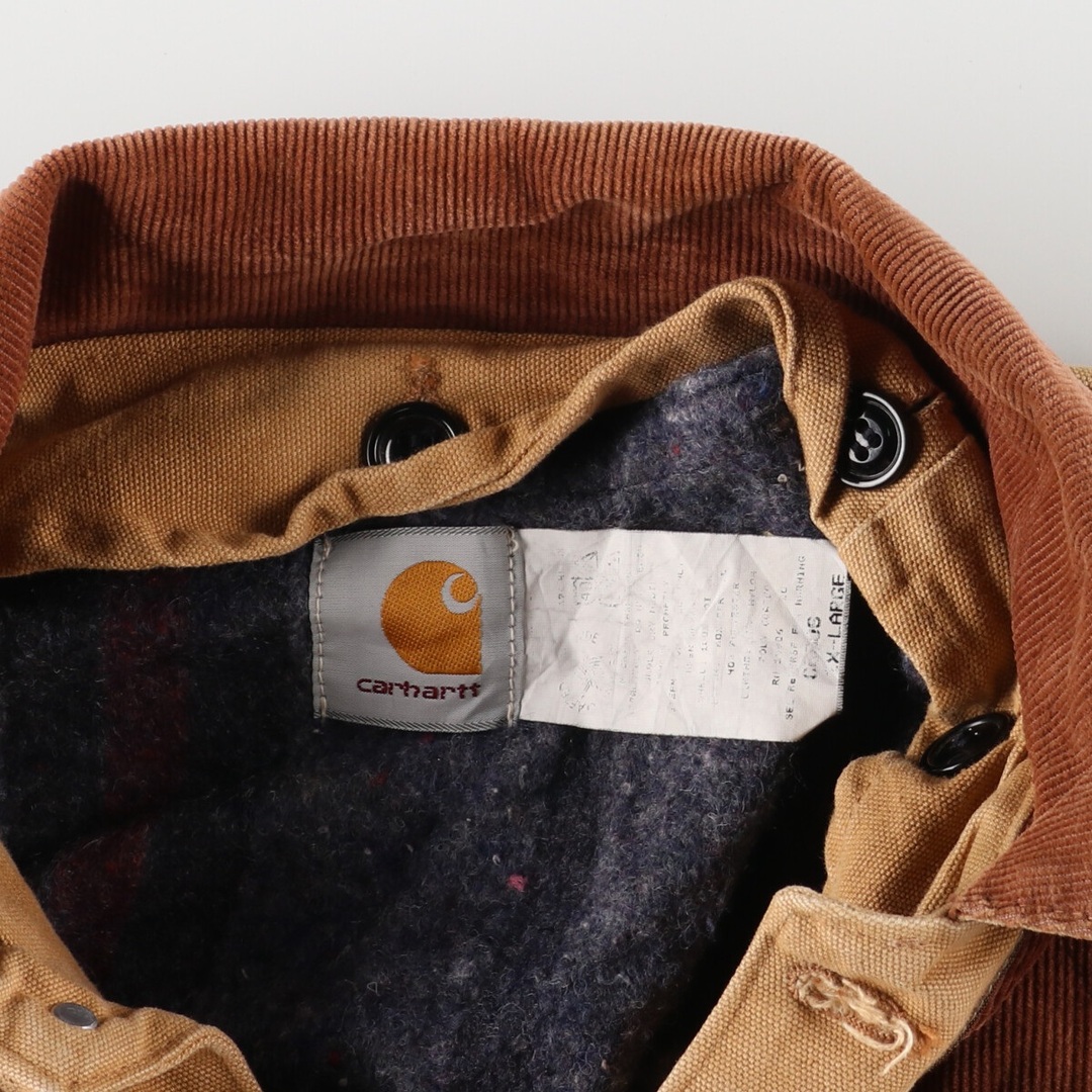 carhartt(カーハート)の古着 80年代 カーハート Carhartt ダック地 ハンティングジャケット USA製 メンズXXL ヴィンテージ /evb002516 メンズのジャケット/アウター(その他)の商品写真