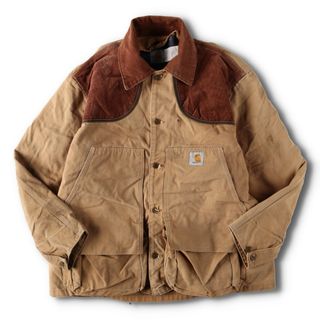 カーハート(carhartt)の古着 80年代 カーハート Carhartt ダック地 ハンティングジャケット USA製 メンズXXL ヴィンテージ /evb002516(その他)