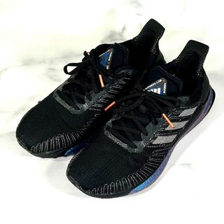 アディダス(adidas)の【美品】adidas SOLARBOOST アディダスソーラーブースト黒27.5(スニーカー)