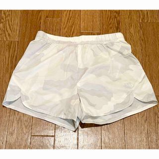 未着用品 ノースフェイス カモフラ ショートパンツ M ホワイト アウトドア