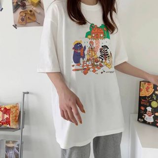 マクドナルド(マクドナルド)のマクドナルド　マック　マクド　Tシャツ　ホワイト　半袖(その他)