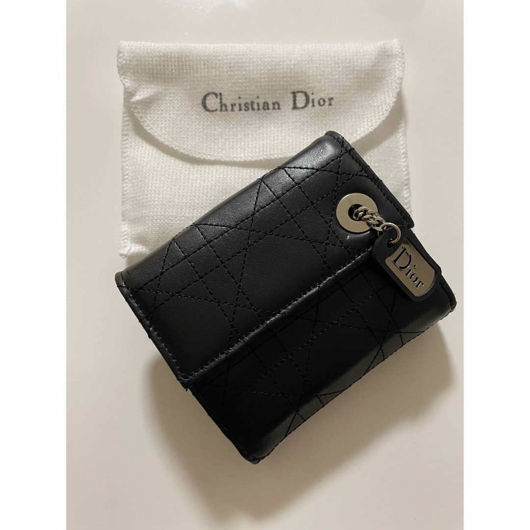 Christian Dior(クリスチャンディオール)のaykさん専用です。Dior ミニ財布 オマケ付き！二つ折り レディディオール  レディースのファッション小物(財布)の商品写真