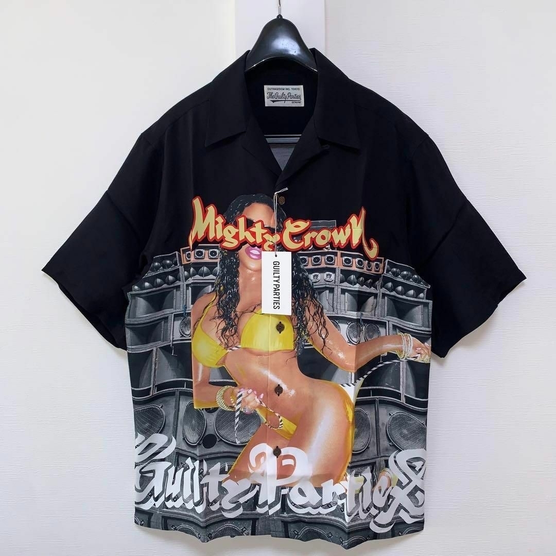 【WACKOMARIA】MIGHTY CROWN SHIRT／新品タグ付／送料込