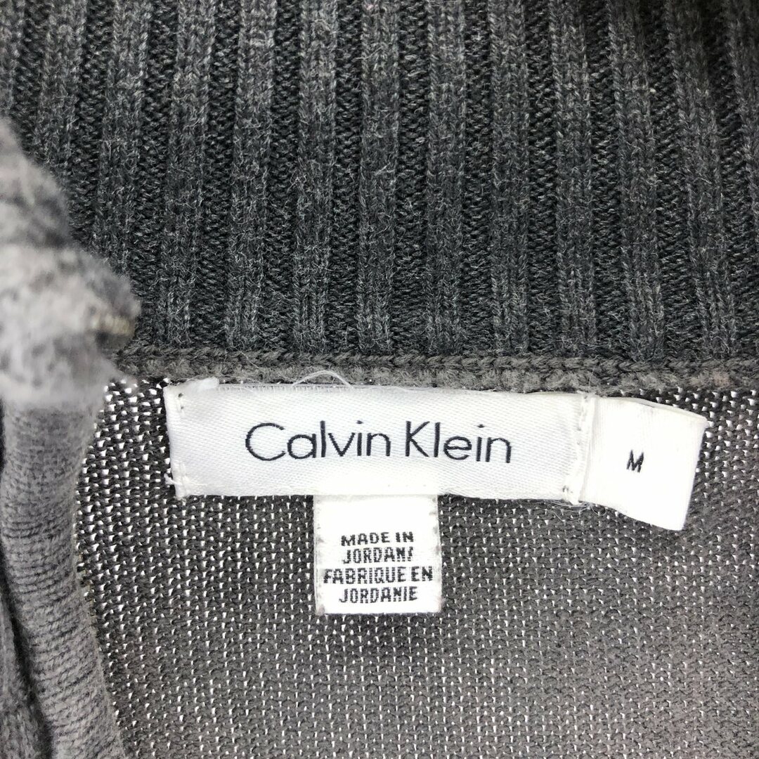 Calvin Klein(カルバンクライン)の古着 カルバンクライン Calvin klein コットンニットハーフジップセーター メンズL /eaa373065 メンズのトップス(ニット/セーター)の商品写真