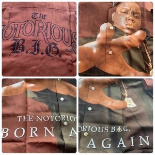 WACKO MARIA - 【WACKOMARIA】(茶)NOTORIOUS SHIRT/新品タグ付/送料