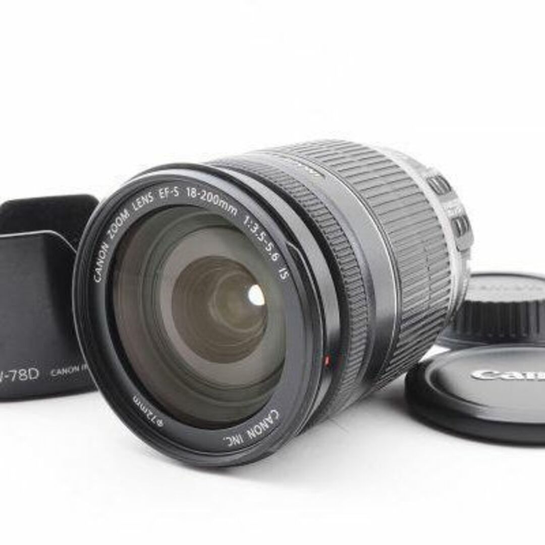 美品】 Canon EF-S 18-200mm F3.5-5.6 IS レンズMOCOのカメラ一覧は