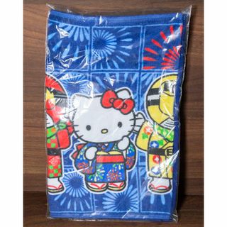 神明の花火 HELLO KITTY×市川三郷レンジャーコラボタオル(キャラクターグッズ)