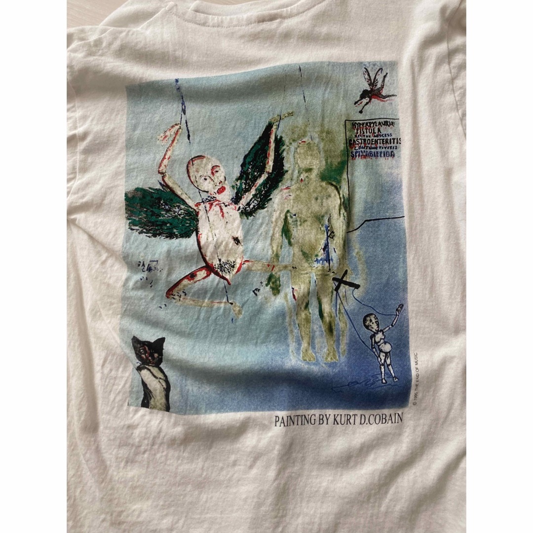 90s kurt cobain 追悼　メモリアル　Tシャツ　カートコバーン