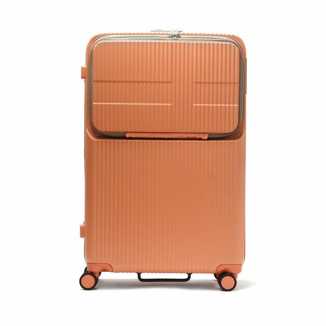【色: ペールオレンジ】[イノベーター] スーツケース ラージサイズ 多機能モデ