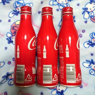 コカコーラ(コカ・コーラ)のコカコーラ　ご当地ボトル　会津　空き缶　3本セット　スリムボトル　AIZU(その他)