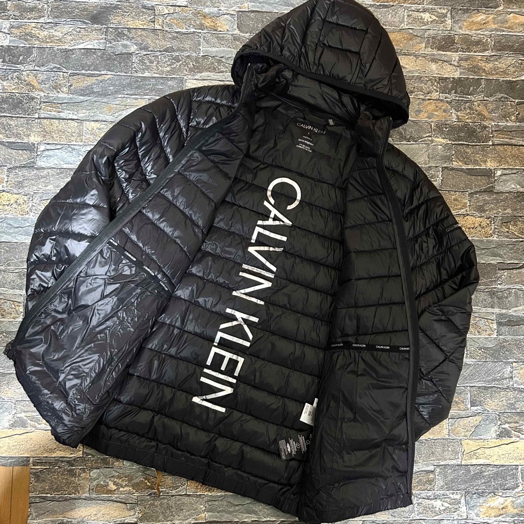 新品】Calvin Klein カルバンクライン／ブランドロゴ 中綿入りブルゾン