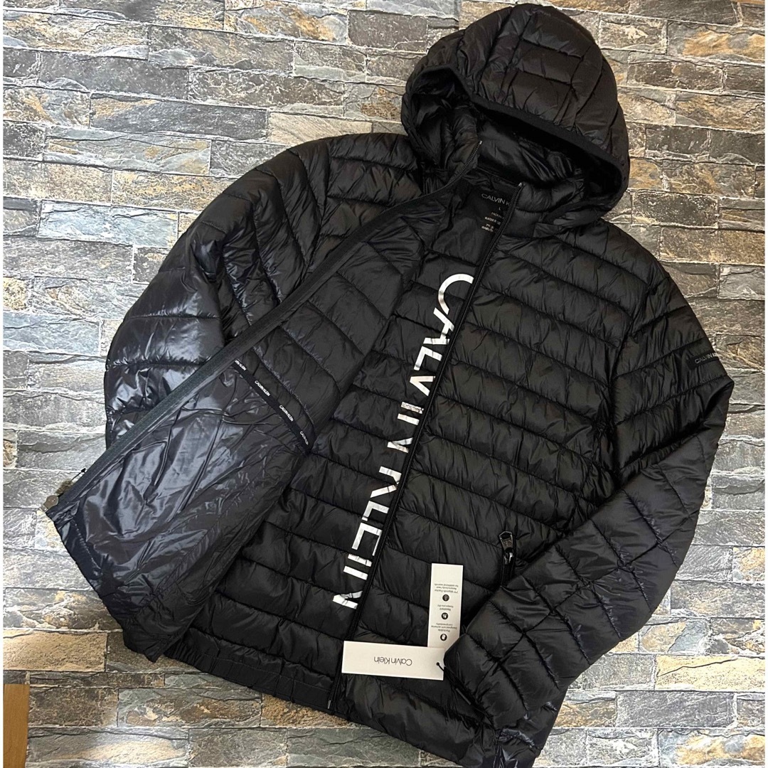 新品】Calvin Klein カルバンクライン／ブランドロゴ 中綿入りブルゾン