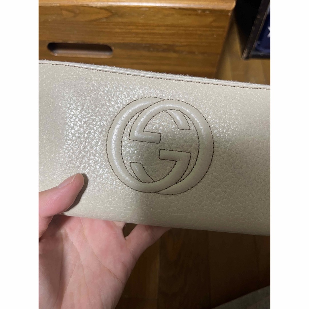 Gucci(グッチ)のGUCCI 長財布　アイボリー レディースのファッション小物(財布)の商品写真