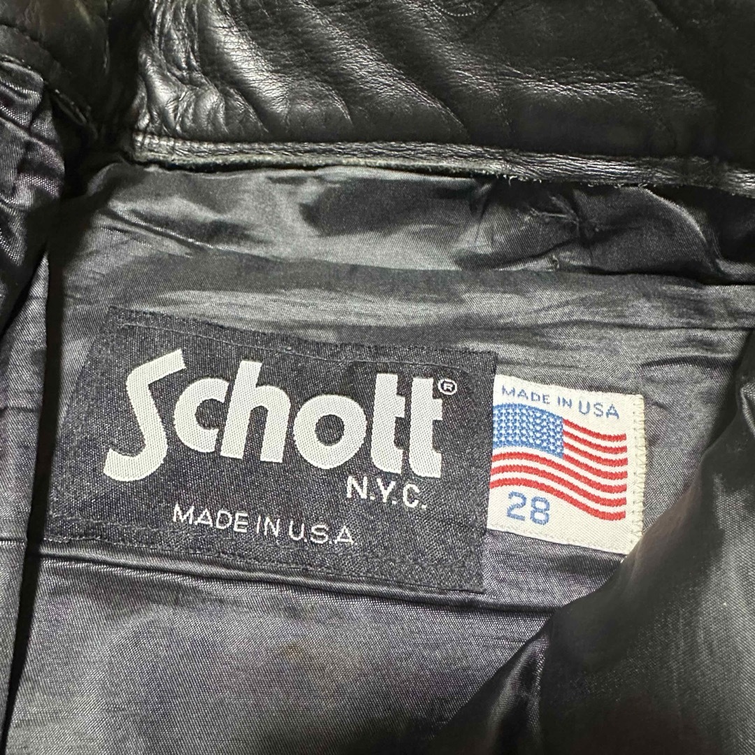 schott(ショット)のschott レザーパンツ メンズのパンツ(その他)の商品写真