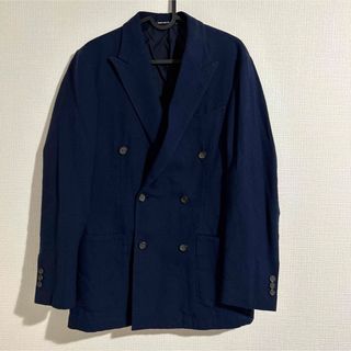 ユナイテッドアローズグリーンレーベルリラクシング(UNITED ARROWS green label relaxing)のグリーンレーベル　ジャケット　ダブル　ネイビー　スーツ　コート(テーラードジャケット)