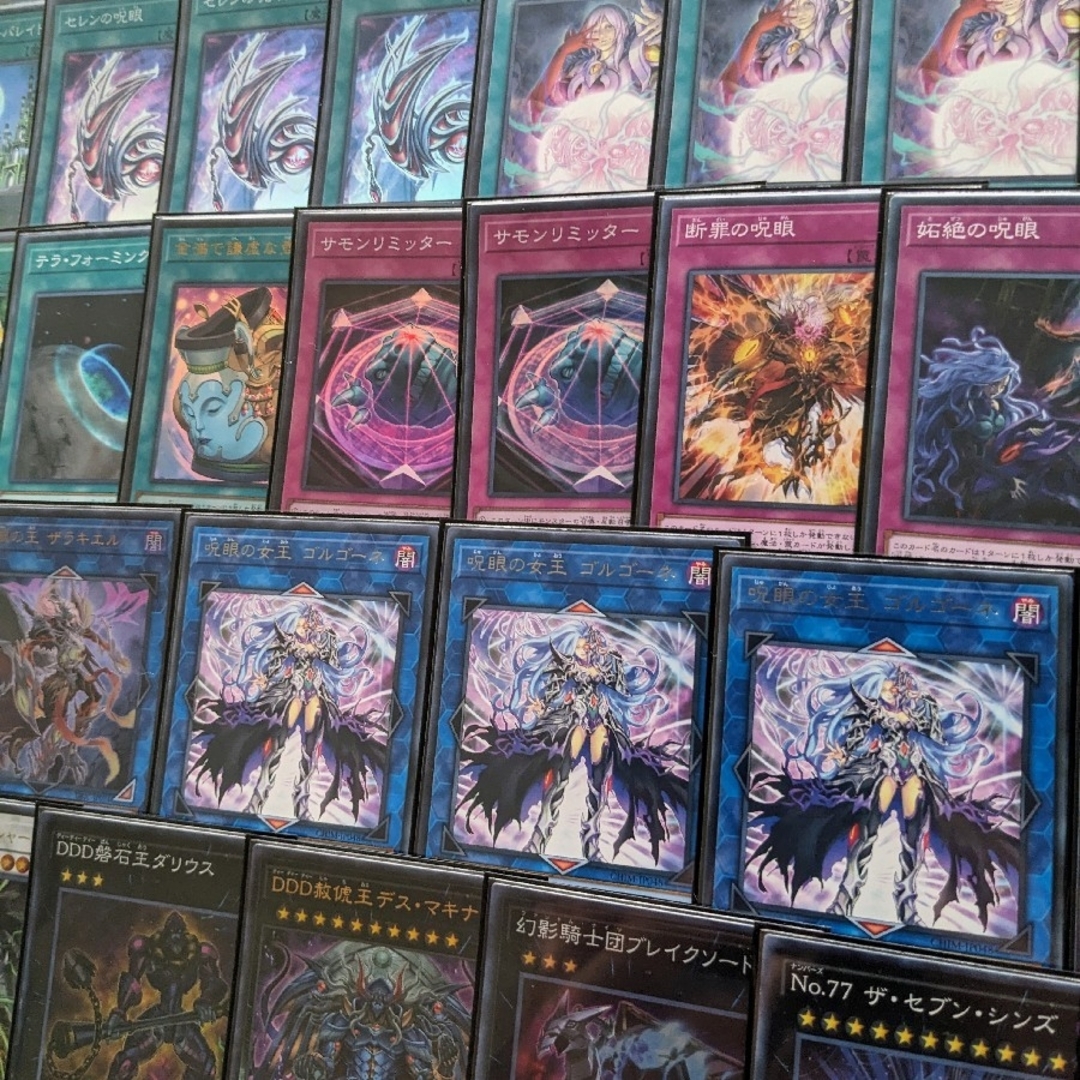 遊戯王 本格構築【未界域暗黒界】デッキ メイン＆EX15枚＆スリーブ