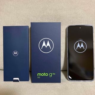 モトローラ(Motorola)のMOTOROLA moto g53y 5G A301MO インクブラック(スマートフォン本体)