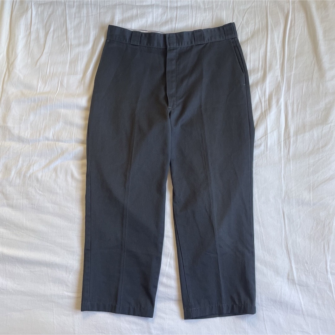 【vintage】80s 90s Dickies 874 ワークパンツ　グレー