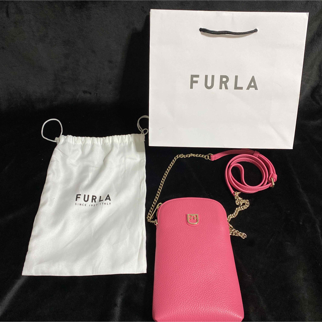 新品 FURLA フルラ スマホショルダーバッグ ミニポシェット ショルダー | フリマアプリ ラクマ
