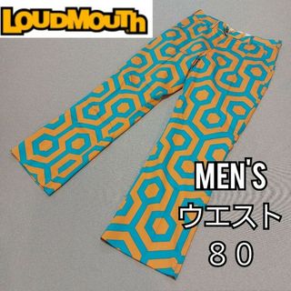 ラウドマウス(Loudmouth)のLOUDMOUTH】ラウドマウス 総柄 ゴルフパンツ メンズ８０(ウエア)