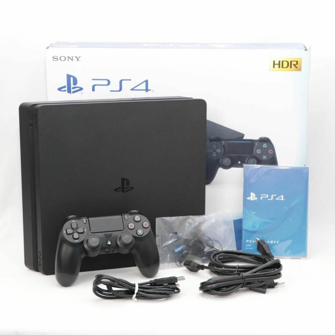PS4SONY PS4 本体 ジェットブラック CUH-2100 500GB - 家庭用ゲーム機本体