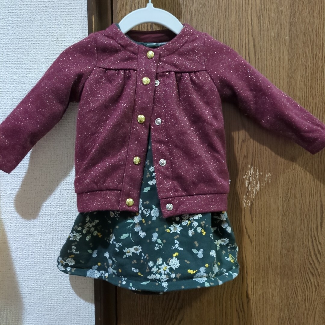 プチバトー　12m キッズ/ベビー/マタニティのベビー服(~85cm)(ワンピース)の商品写真