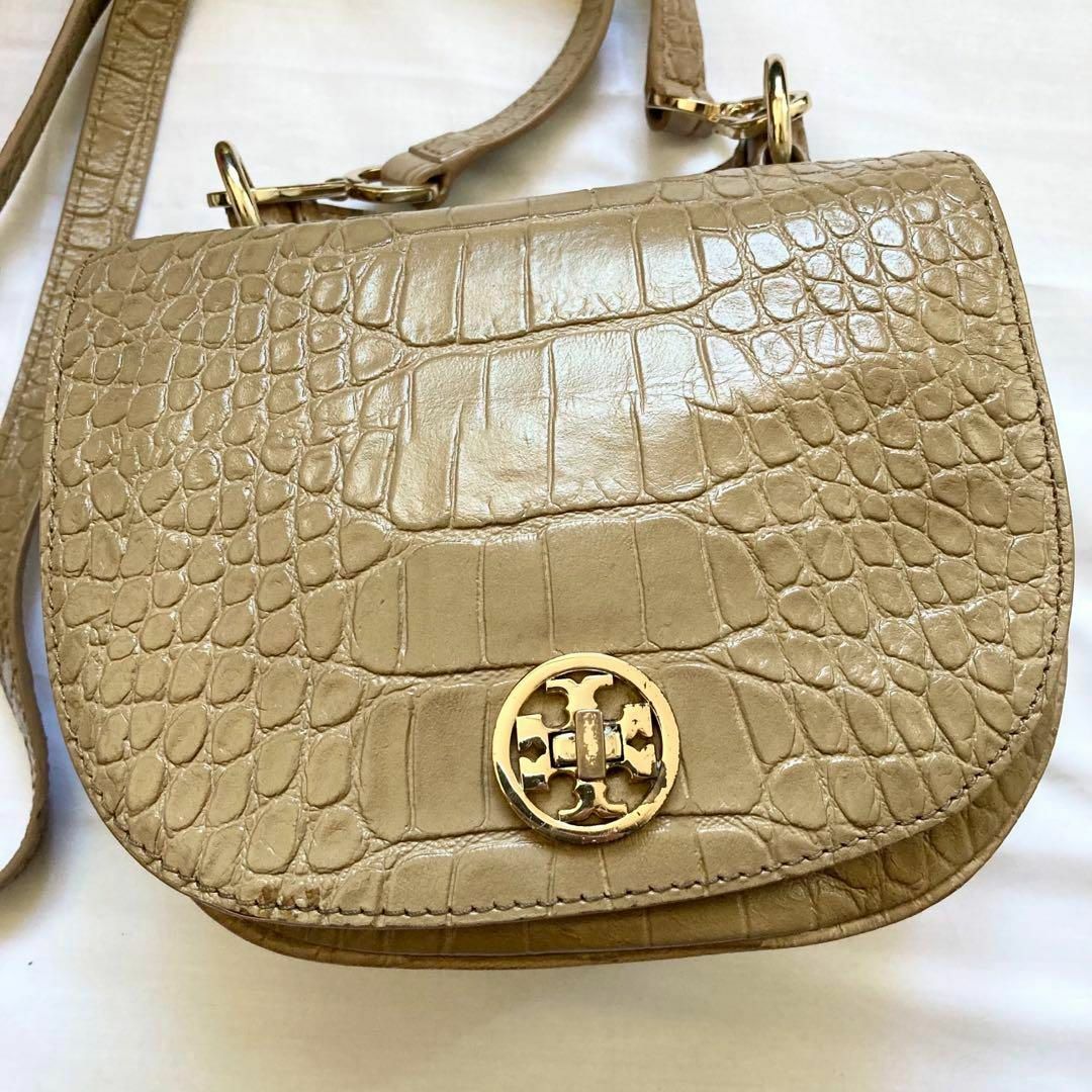 【ほぼ未使用】Tory Burch ベージュ　ハンドバッグ　ショルダーバッグ