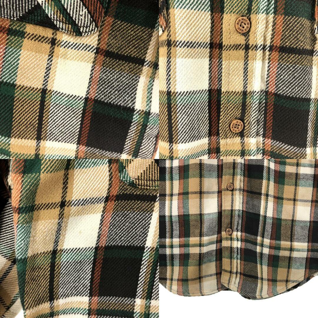 古着 70年代 ジェイシーペニー J.C.Penney BIG MAC チェック柄 長袖 ヘビーネルシャツ USA製 メンズL ヴィンテージ /eaa378072 メンズのトップス(シャツ)の商品写真