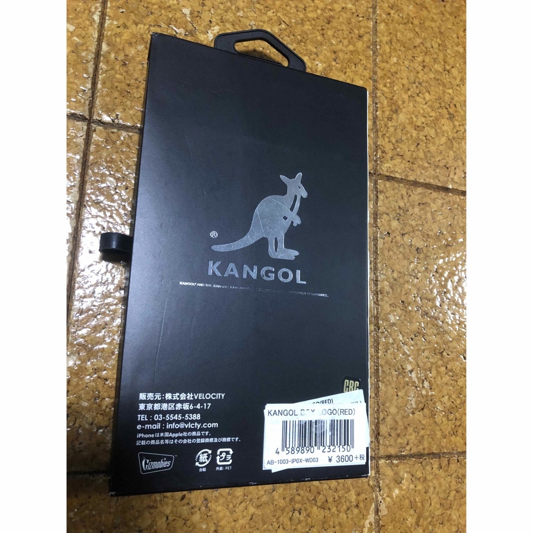 KANGOL(カンゴール)の【新品・未使用】KANGOL iPhone ケース　X/XS スマホ/家電/カメラのスマホアクセサリー(iPhoneケース)の商品写真