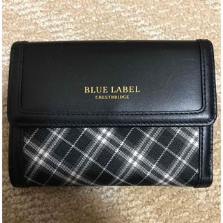 ブルーレーベルクレストブリッジ(BLUE LABEL CRESTBRIDGE)の美品　ブルーレーベルクレストブリッジ  折り財布(財布)