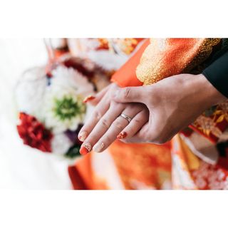 ネイルチップ　結婚式　前撮り　和装　成人式