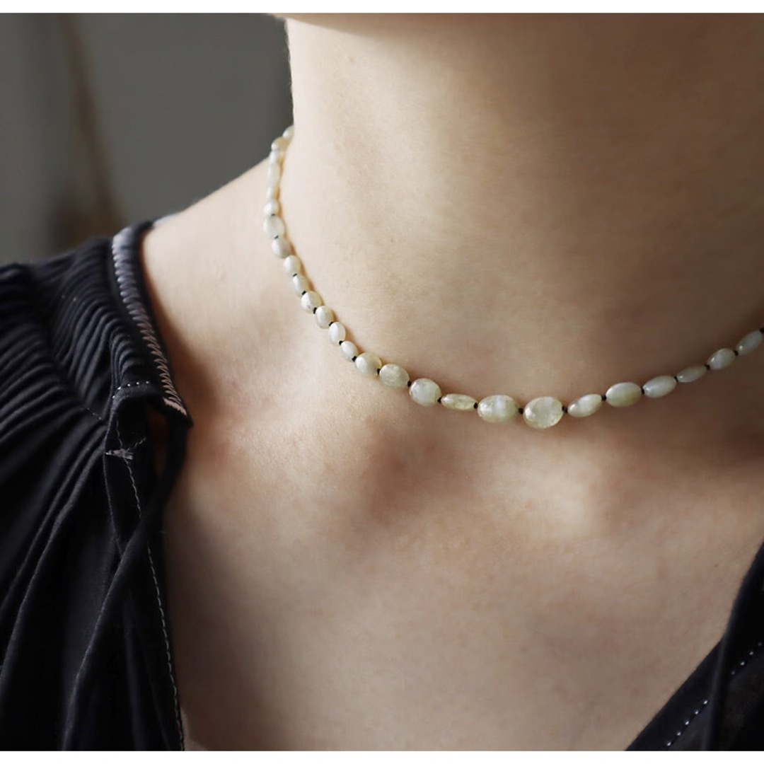 美品 MAISON RUBUS. glint necklace ネックレス-