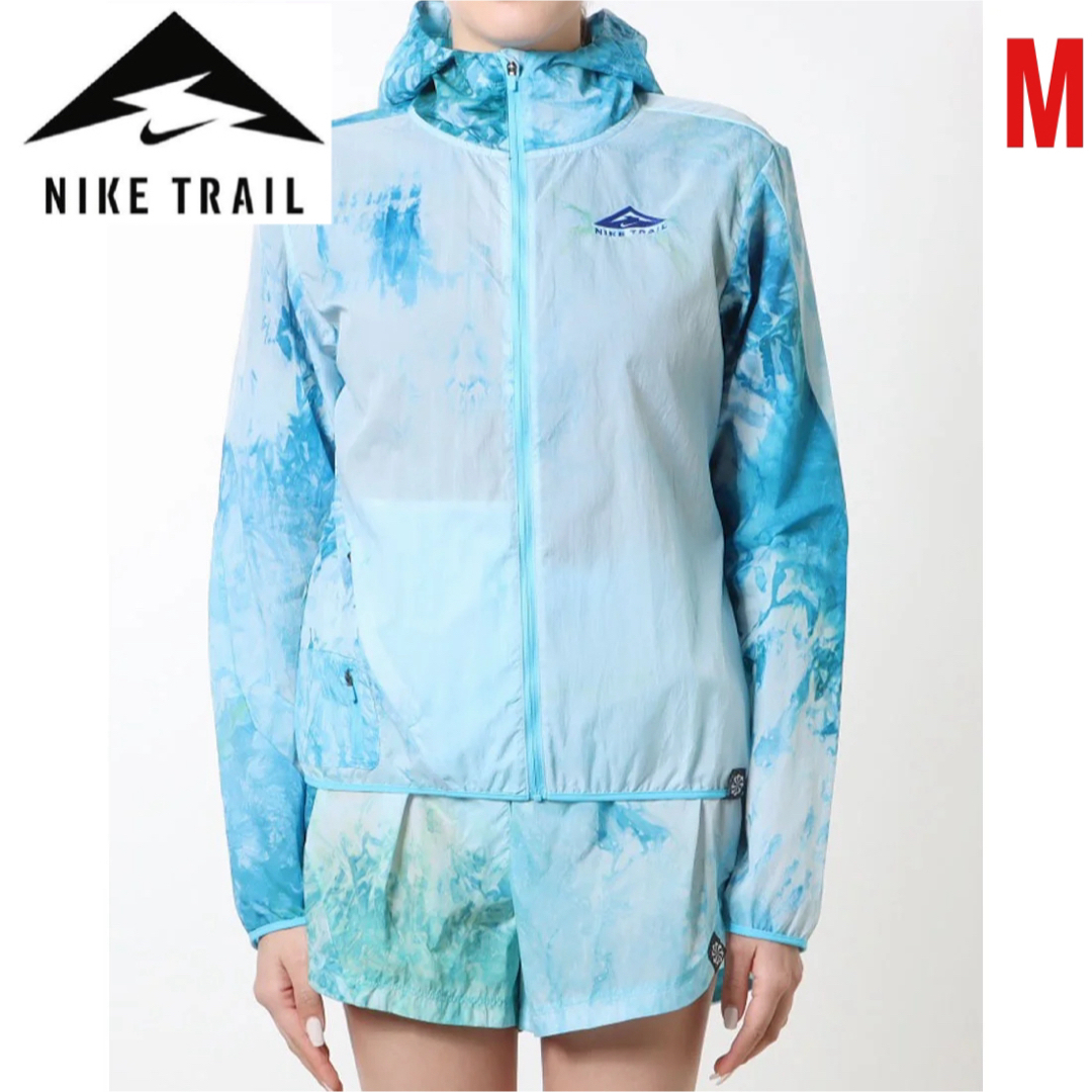 NIKETRAIL ナイキトレイル　ナイロンジャケット　トレイルラン　柄M