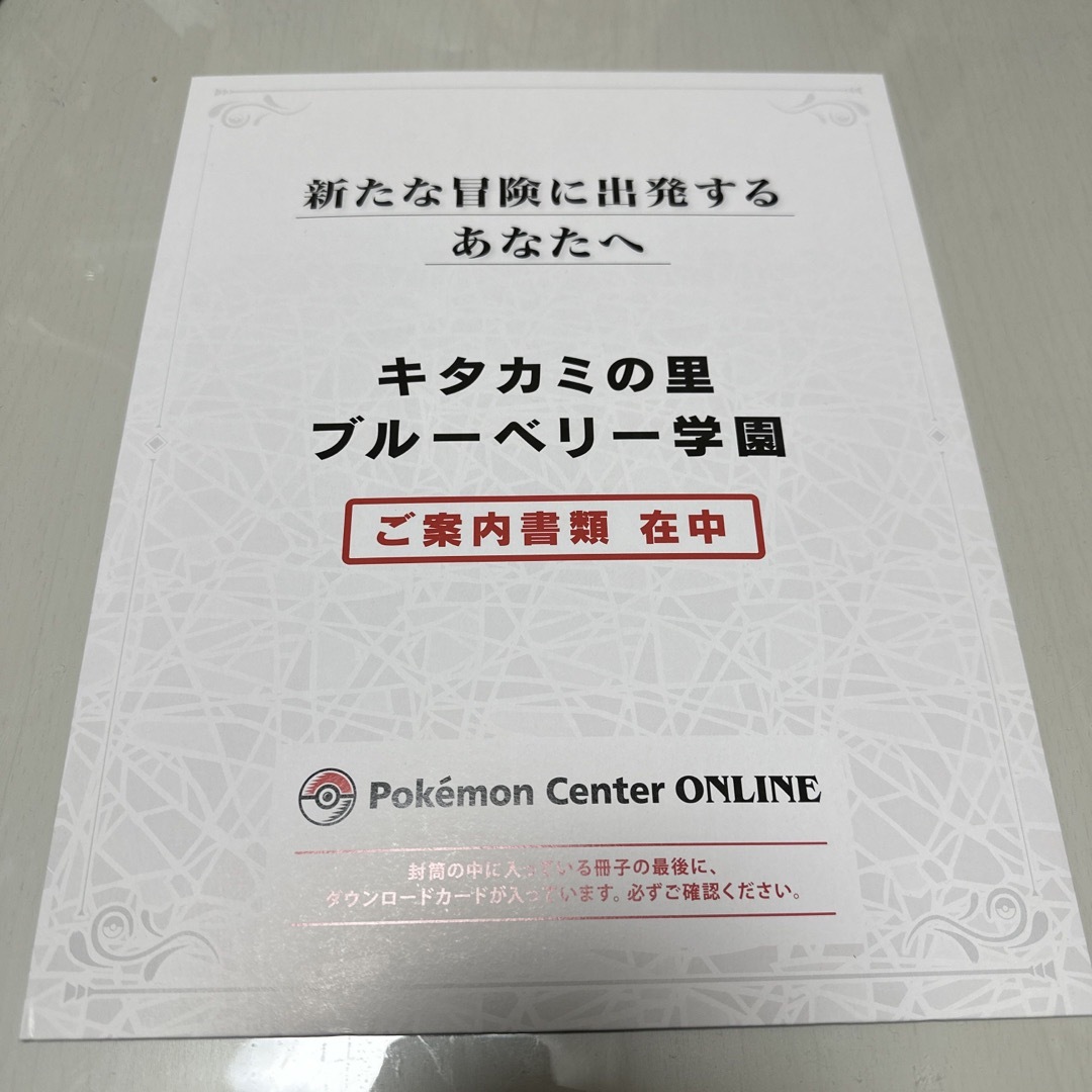 ポケモン(ポケモン)のポケットモンスター　ゼロの秘宝　ダウンロードカード　ポケモン　追加コンテンツ エンタメ/ホビーの雑誌(ゲーム)の商品写真