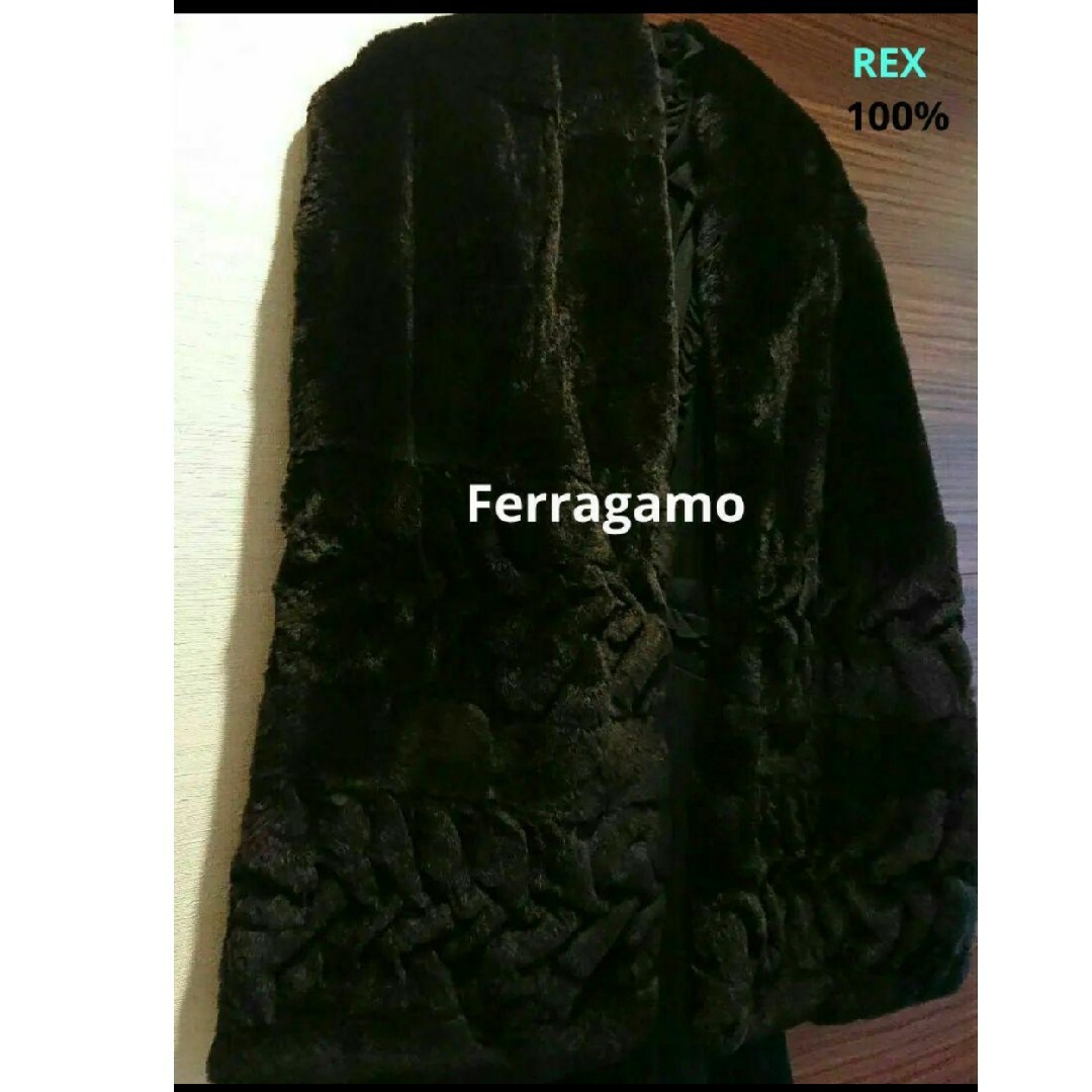 ハイブランド【Italy製】極上美品＊Ferragamo 高級超ロングショール