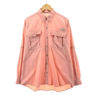 コロンビア(Columbia)の古着 コロンビア Columbia PFG ボタンダウン 長袖 フィッシングシャツ メンズXL /eaa378346(シャツ)