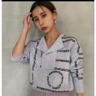 アメリヴィンテージ(Ameri VINTAGE)のいっちー様専用　Ameri CHAPLIN MESSAGE LOGO KNIT(ニット/セーター)