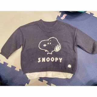 スヌーピー  SNOOPY 長袖 セーター　ニット　90サイズ(ニット)