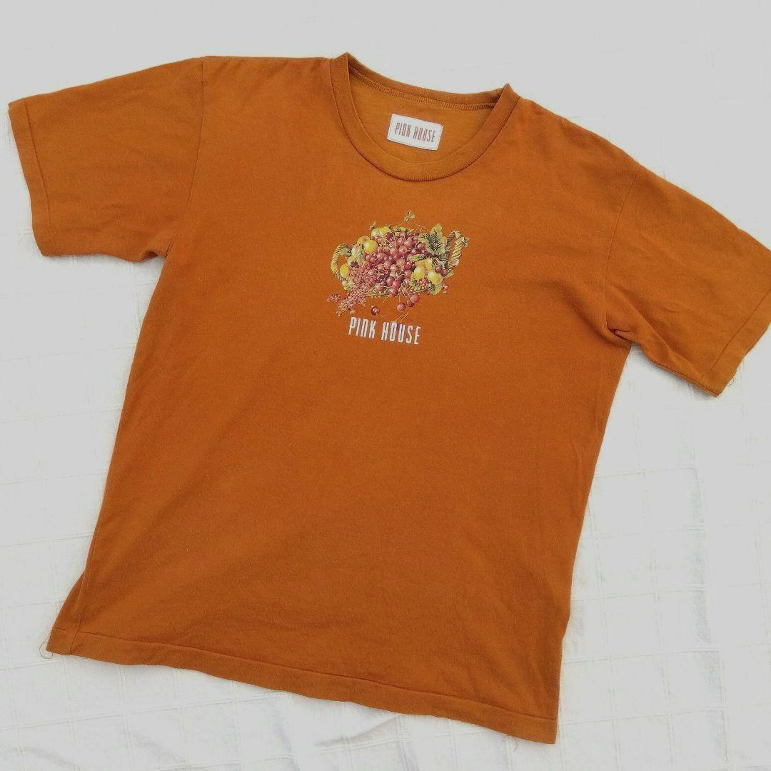 PINK HOUSE(ピンクハウス)のM　PINK HOUSE　フルーツプリントTシャツ レディースのトップス(Tシャツ(半袖/袖なし))の商品写真