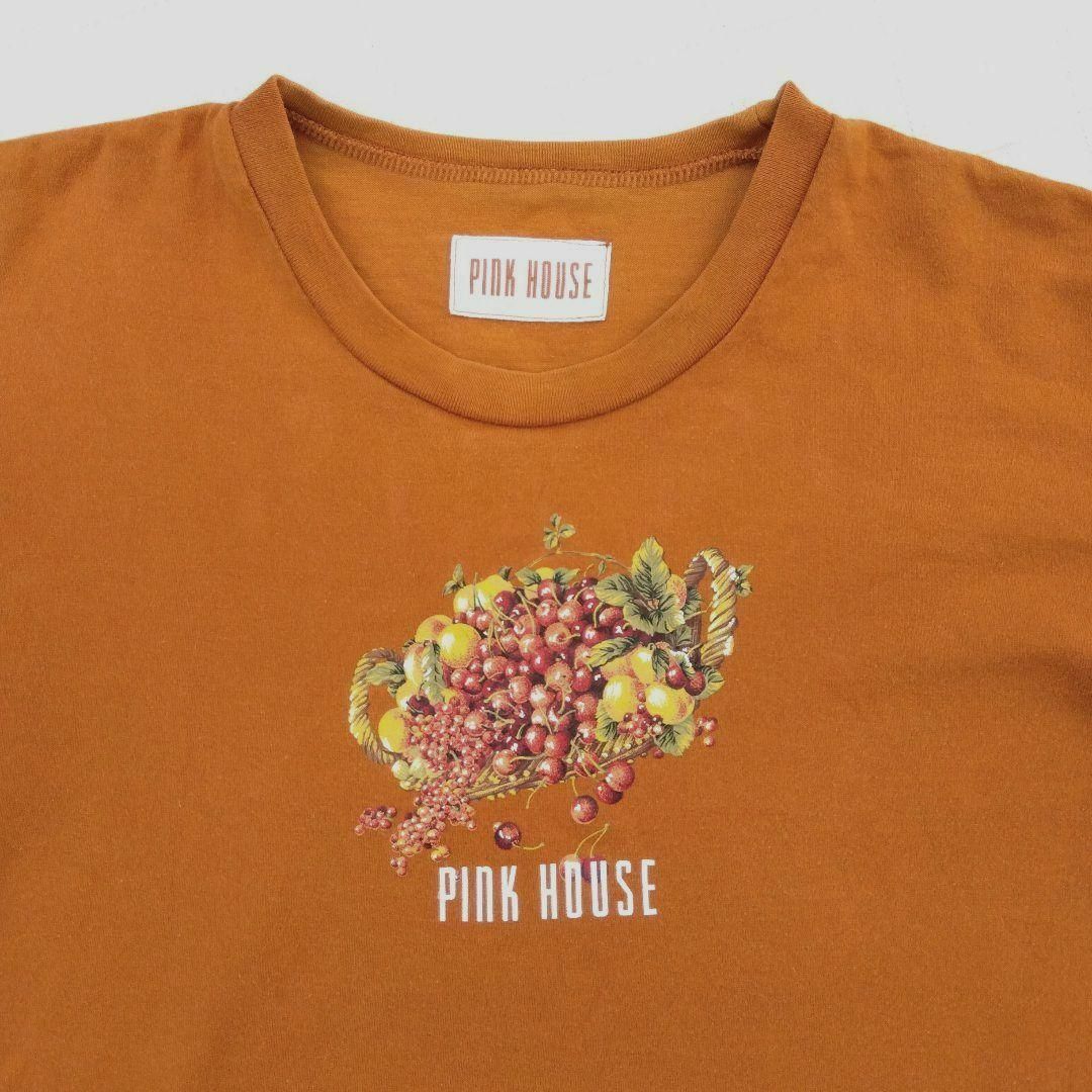 PINK HOUSE(ピンクハウス)のM　PINK HOUSE　フルーツプリントTシャツ レディースのトップス(Tシャツ(半袖/袖なし))の商品写真