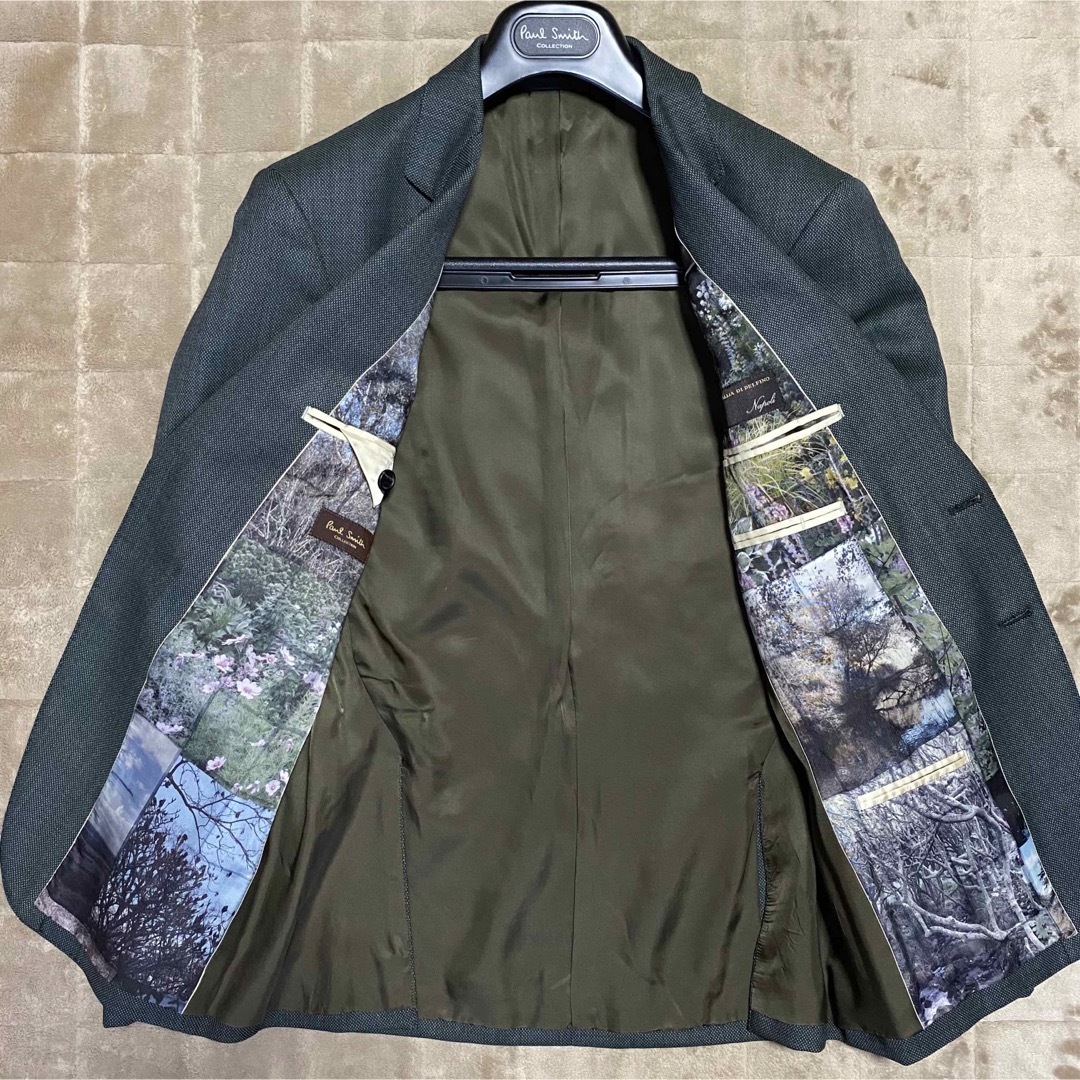 カタログ掲載 裏地風景画 スーツ ポールスミスコレクションPaul Smith